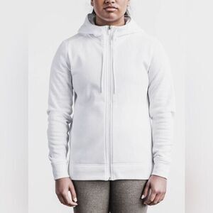 NWT NOBULL Women’s Pale Blue Performance Fleece Full Zip Hoodie - Size L